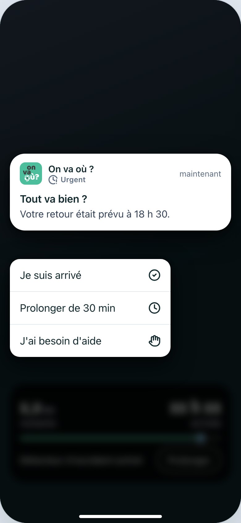 « Bien arrivé » : vos proches rassurés